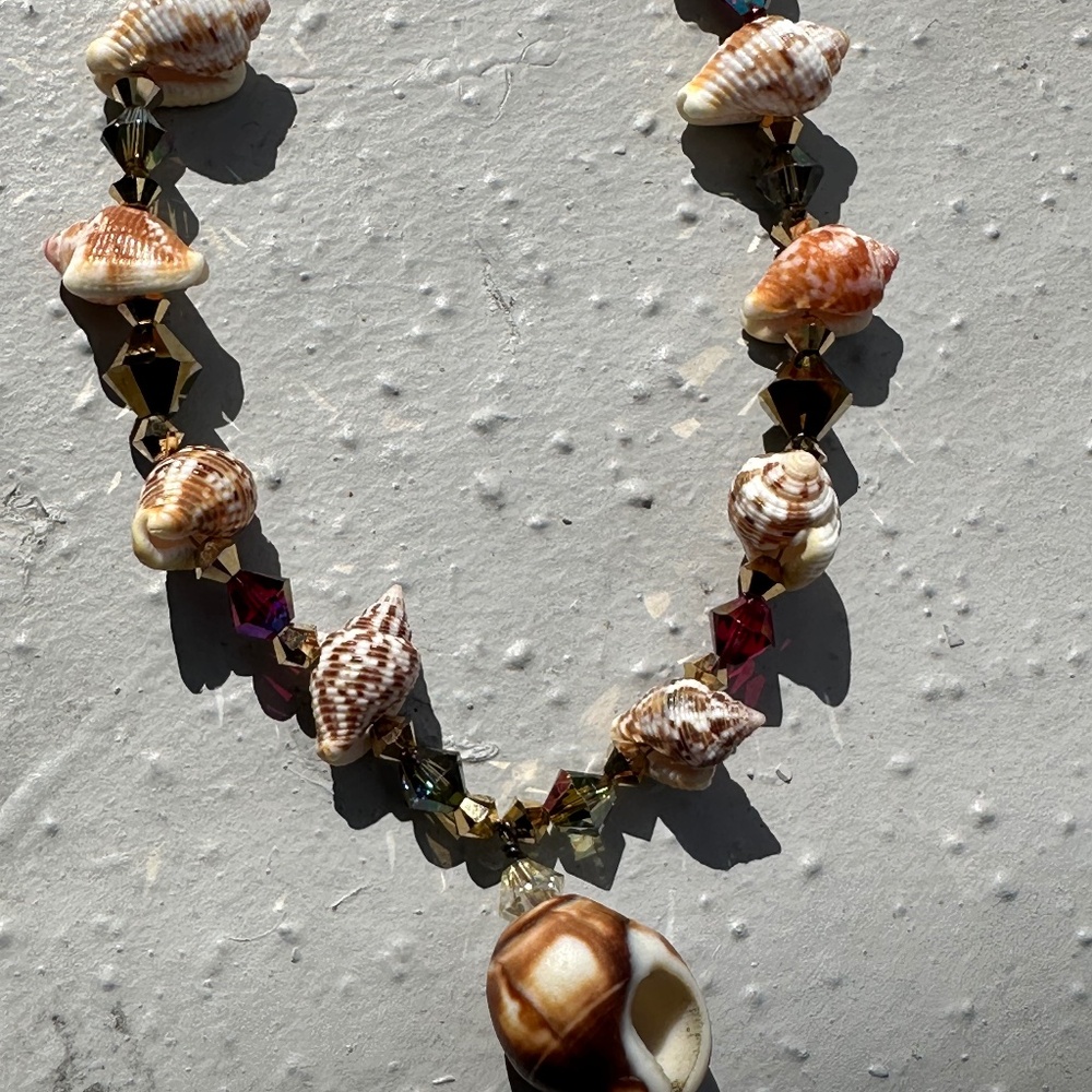 Extremely rare handmade shell necklace!